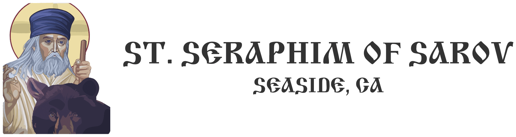 Saint Seraphim of Sarov in Seaside, CA Web Logo